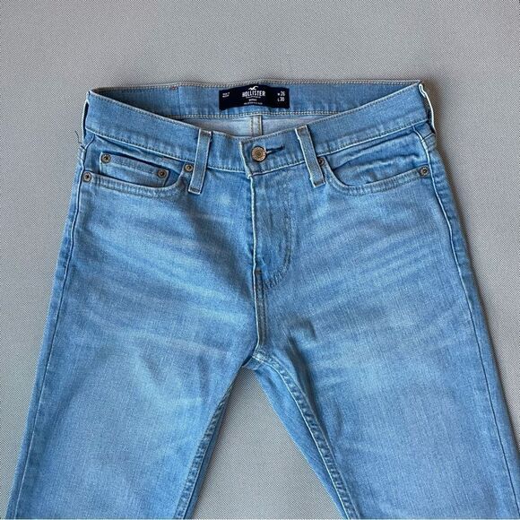 Hollister Epic Flex Light Wash Skinny Jeans Size w26xL30 - Picture 2 of 6